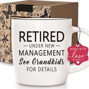 Imagem de Kinkiii Caneca de café engraçada para aposentadoria presente para homens aposentados, caneca humorística presente para aposentado ele, sua esposa, marido, avós, pais, chefe, professor, enfermeira