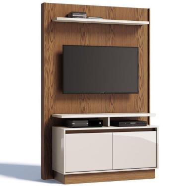 Imagem de Estante Home Theater Fit Freijó Off White Imcal