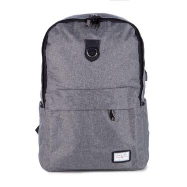 Imagem de Mochila Para Notebook Executiva Ht-8002 Tecido Impermeavel Entradasb Poliester - Cinza