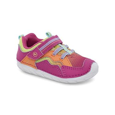 Imagem de Stride Rite Tênis esportivo unissex infantil Sm Kylo, Rosa/neon, 5 Wide Toddler