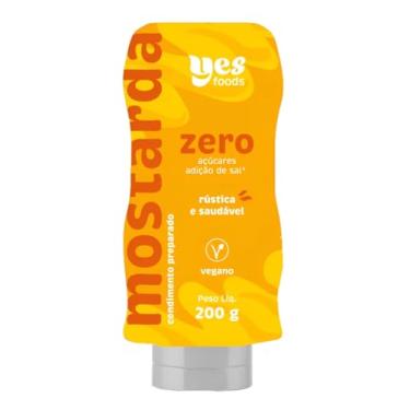 Imagem de Mostarda Rustica Zero. Yes Foods. Zero sódio, zero açucares. Vegano