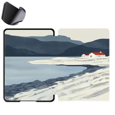 Imagem de Yzlvigrous Capa para Kindle Paperwhite 12th/Coloroft Signature Edition 1ª Geração 2024, Tampa Traseira de TPU Macia de 7 Polegadas com Sono/despertar Automático, Modelo: SA569P/SA568B/SA59CP