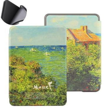 Imagem de Yzlvigrous Capa para Kindle Paperwhite 12th/Coloroft Signature Edition 1ª Geração 2024, Tampa Traseira de TPU Macia de 7 Polegadas com Sono/despertar Automático, Modelo: SA569P/SA568B/SA59CP