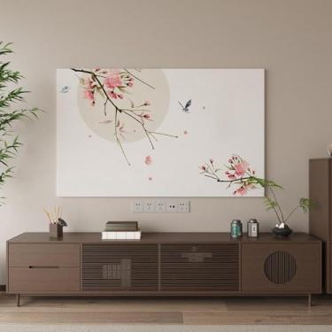 Imagem de Capa de TV elástica com tudo incluído, protetor de tela de TV colorido à prova de poeira, protetor de móveis domésticos e eletrodomésticos, para sistemas de cinema em família, tipo 05|70-75 polegadas