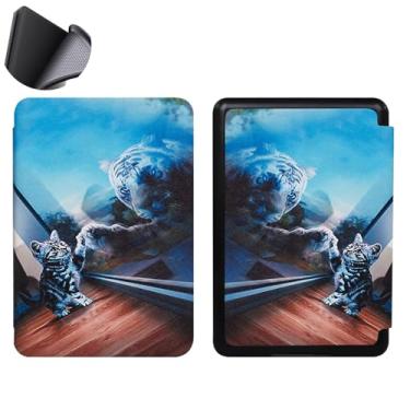 Imagem de Yzlvigrous Capa para Kindle Paperwhite 12th/Colorsoft Signature Edition 1ª Geração 2024, Tampa com Sono/desperta Automático, TPU Macio de 7 Polegadas, Modelo: SA59CP/SA568B/SA569P