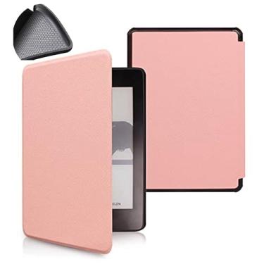 Imagem de Yzlvigrous Capa de Padrão Cruzado para Kindle Paperwhite 7/6/5ª Geração 2015/2013/2012, Tampa de 6 Polegadas com Sono Automático e Acordar, TPU Mole de Volta, Modelo: DP75SDI /EY21