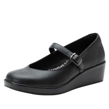 Imagem de Sapato feminino Alegria Haylo Mary Jane antiderrapante confortável, Preto, 35