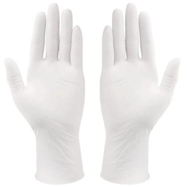 Imagem de LUVA NITRILICA UNIGLOV. TAMANHO P 100 UNIDADES - WHITE (BRANCA)
