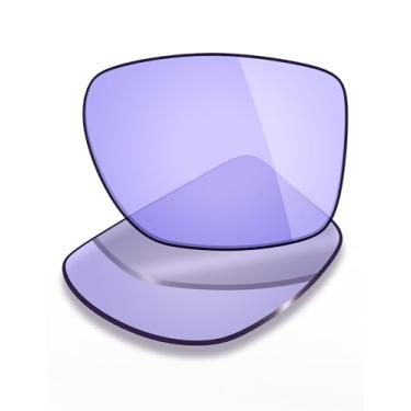 Imagem de Mryok Lentes de reposição UV400 para óculos Oakley Chamfer Squared OX8143 54 mm, HD Polarized, proteção UV, resistente a impactos e ajuste perfeito - roxo claro baixo
