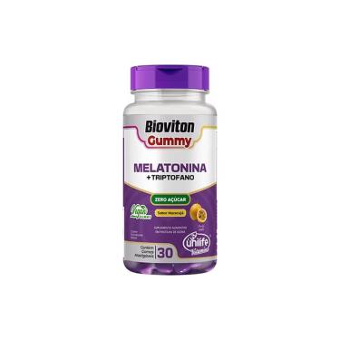 Imagem de Gummy Melatonina+Triptofano Unilife 30 Gomas Sabor Maracujá-Unissex