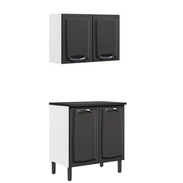 Imagem de Paneleiro Itatiaia Em Aço Grafite 4 Portas New Premium