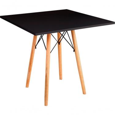 Imagem de Mesa Eames Eiffel Quadrada 80 Cm - Preta