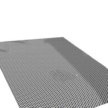 Imagem de Tapete Sala Quarto Algodão Antiderrapante Lavável em Máquina Emborrachado (Preto,1,40m x 2,50m)