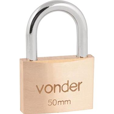 Imagem de Cadeado De Latão, 50 Mm, Encartelado, Vonder Vdo2005 Vonder 50 Mm