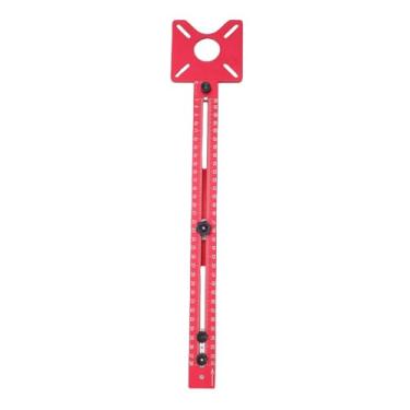 Imagem de Jiawu Suporte de Ranhura para Fresamento de Roteador, Gabarito de Hardware de Gabinete, Gabarito de Corte Circular de Liga de Alumínio, Ferramenta Auxiliar de Guias de Roteador