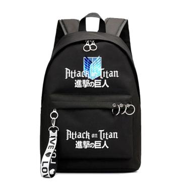 Imagem de Mochila Attacks on Titans Levis Ackermans Cartoon Kids