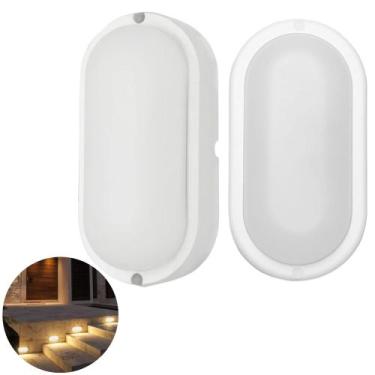 Imagem de Luminária Tartaruga LED 5W IP65 Bivolt 500lm 6500K Externa Parede Gara