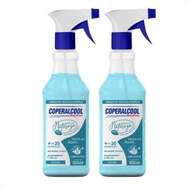 Imagem de Kit 2 Unidades Limpador Coperalcool Bacfree Segredos da Natureza 500ml