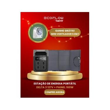 Imagem de EcoFlow Delta 3 + Painel solar 160W 127V 220