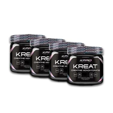 Imagem de Kit 4 Creatinas Kreat Monohidratada 150g Xpro Nutrition-Unissex