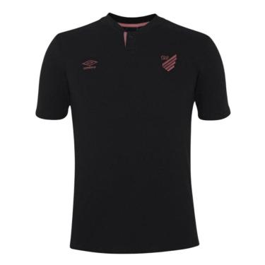 Imagem de Camisa Polo Umbro Athletico Paranaense Viagem 2024/25 Masculina - Preto GG-Masculino