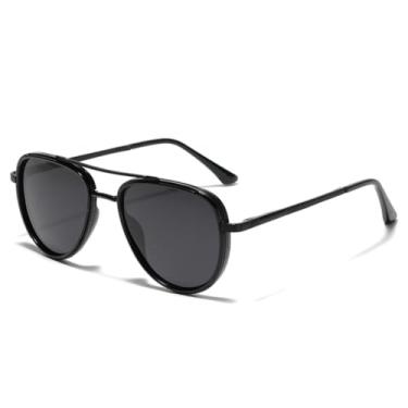 Imagem de JRLLFD Óculos de sol polarizados masculinos estilo para mulheres dirigindo armação de feixe duplo (5)