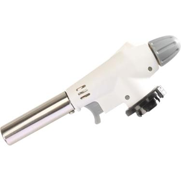 Imagem de Maçarico à Gás 17cm Com Regulador Para Cozinha Culinária Artesanato Reparos - Controle Manual Gratinar Flambar Confeitaria