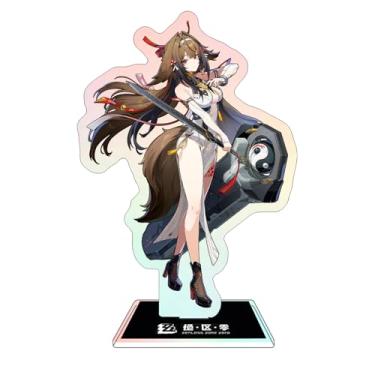 Imagem de Rainteam Boneco de acrílico Zenless Zone Zero Characters, design de personagem colorido e requintado para a coleção de fãs de jogos (Ye Shunguang)