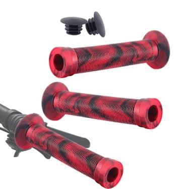 Imagem de Alça de bicicleta Grips, alças de barra para bicicletas, 2x Brace de bicicleta de borracha envolta, Acessórios ergonômicos de suporte não deslizante para montanha, cruzeiro de praia, scooter, dobrável