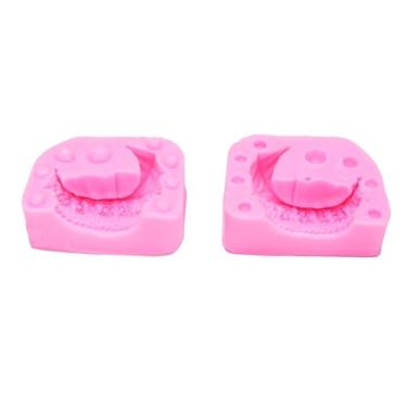 Imagem de Molde de fondant para berço de bebê SIWOTED Moldagem de fondant de silicone antiaderente para carrinho de bebê para chuveiros e batizados.
