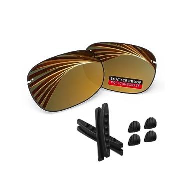 Imagem de iLikeo Lentes de reposição polarizadas de policarbonato PRO+ para óculos de sol Maui Jim Ho'okipa MJ407 - Bronze Flash