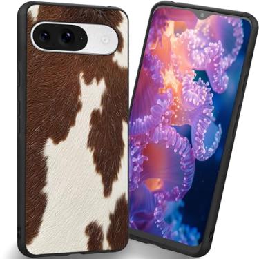 Imagem de RUUHLJLET Projetada para Google Pixel 10/10 Pro de 6,3 polegadas, capa fosca macia oferece proteção total (estampa de vaca)
