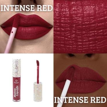 Imagem de Batom Liquido Bitarra matte 4ml - INTENSE RED - longa duração,textura 