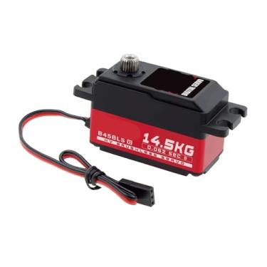 Imagem de B45BLS V2 48g HV 2BB Engrenagem de aço 14,5 kg sem escova de perfil baixo servo motor de alta velocidade adequado para escala 1/10 1/12 (B45BLS V2)