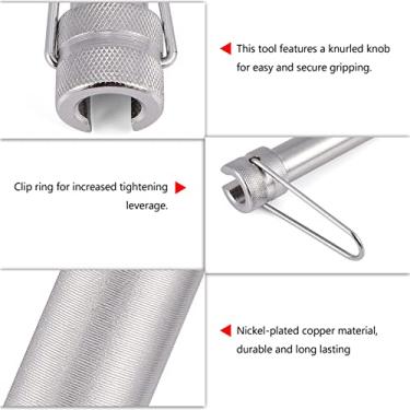 Imagem de Generic RG6 RG59 RG11 Ferramenta de Escudo de Segurança CATV Com Botão Serrilhado para Fácil Aderência e Anel de Clipe para Alavanca de Aperto para Prevenção de Roubo de Serviço de TV a Cabo