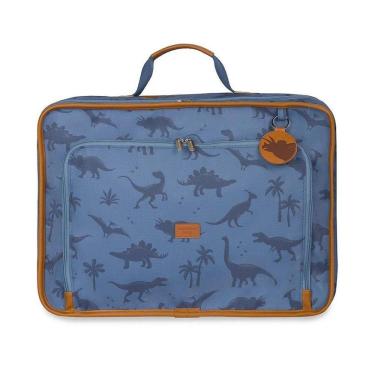 Imagem de Mala de Maternidade MasterBag Vintage Dinossauro Azul
