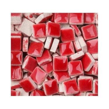 Imagem de Azulejos De Cerâmica DIY Coloridos 100g Ornamentos De Espelho De Vidro