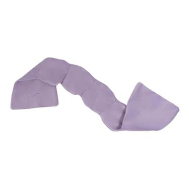 Imagem de oshhni Máscara de dormir ponderada em veludo, confortável e com bloqueio de luz, ideal para voos longos, cochilos, meditação e para homens mulheres, Tolet