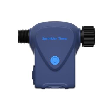 Imagem de YoLink Temporizador de mangueira de irrigação inteligente com medidor de fluxo e desligamento automático, zona única, 3/10.2 cm GHT, programações de aplicativos, rega à base de galão, longo alcance