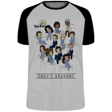 Imagem de Camiseta  Grey's Anatomy equipe Blusa Plus Size extra grande adulto ou