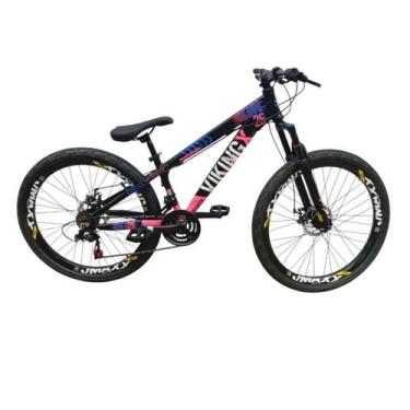 Imagem de Bicicleta Vikingx Tuff 25 13.8 21 Velocidades Cambios Importado Freio 