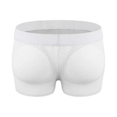 Imagem de Cuecas Boxer Masculinas Modeladoras Com Almofada Para Levantar O Bumbu