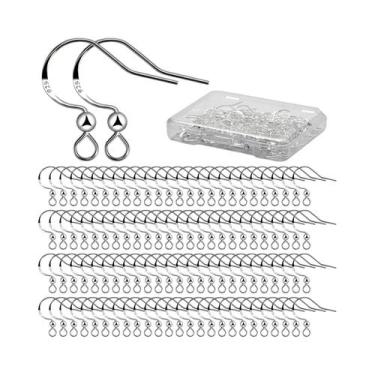 Imagem de Ganchos De Brinco Hipoalergênicos Em Prata 925, 100 Peças, 50 Pares De
