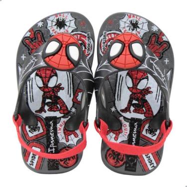 Imagem de Chinelo Bebê Ipanema 27513 Spidey Preto, Pt, Grafite, Preto, Vermelho,