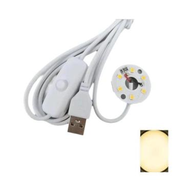 Imagem de Lâmpada De Mesa LED USB Branco Quente 5V 3W Chip 2835 Luz De Leitura N