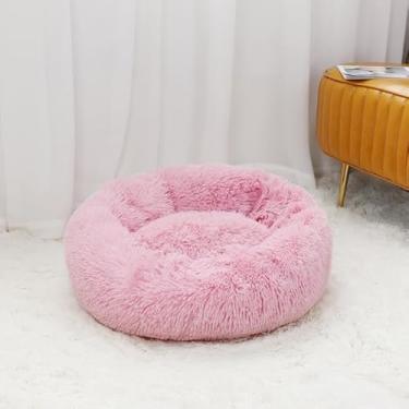 Imagem de Caminha Pet Nuvem Tie Dye Rosa para Cachorro e Gato – Cama Pelúcia Felpuda Lavável(rosa bb,60cm P)