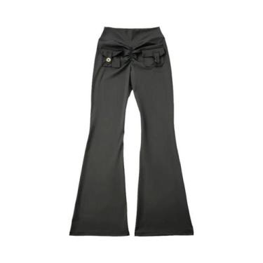 Imagem de Calças De Yoga E Dança De Secagem Rápida Com Bolso Para Levantamento D