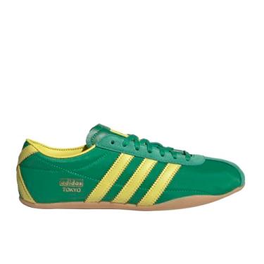 Imagem de adidas Tênis feminino Tokyo com cadarço casual - verde, Verde, 40