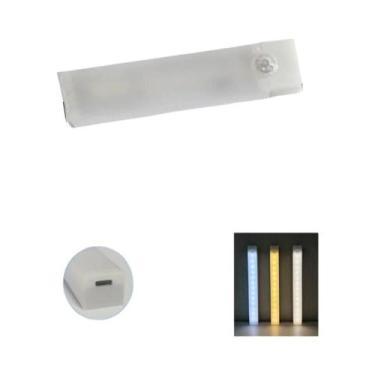 Imagem de Luz Noturna LED Recarregável Com Sensor De Movimento Tipo C Magnética 