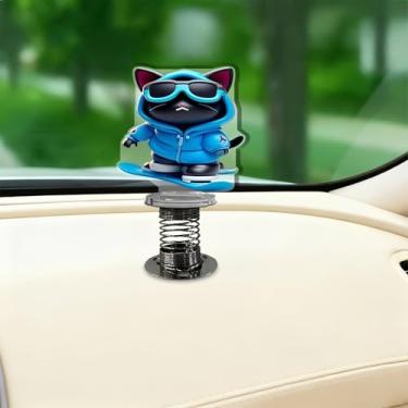 Imagem de Acessórios de acrílico para carro e decoração de casa, design criativo de coelhinho da Páscoa, adequado para carro, mobiliário doméstico, mesa e bicicleta, presente de Natal ideal para amigos e